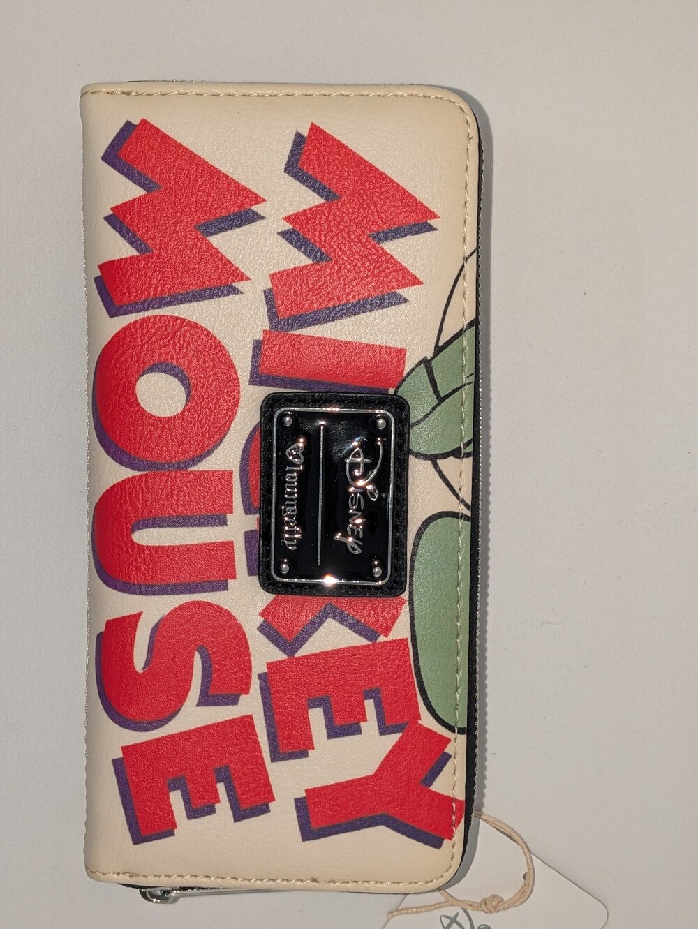 Disney White & Red 'Mickey Mouse' Zip Wallet